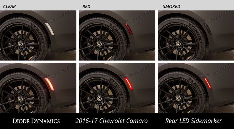 LED Sidemarkers For 2016-2024 Chevrolet Camaro (Set)