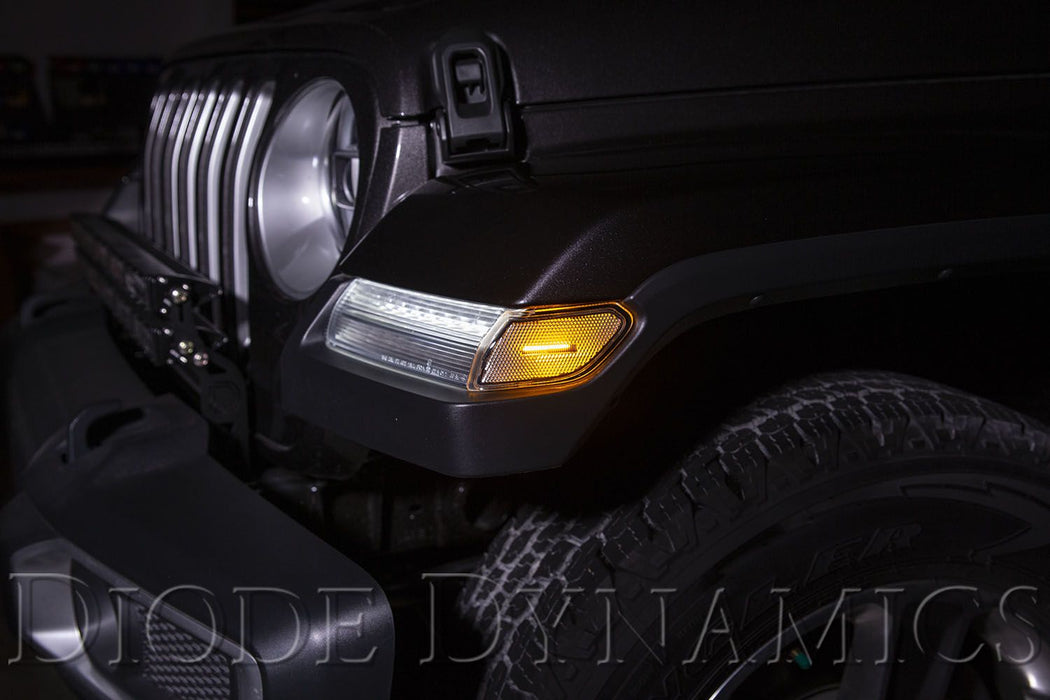 LED Sidemarkers For 2018-2023 Jeep JL Wrangler (Pair)
