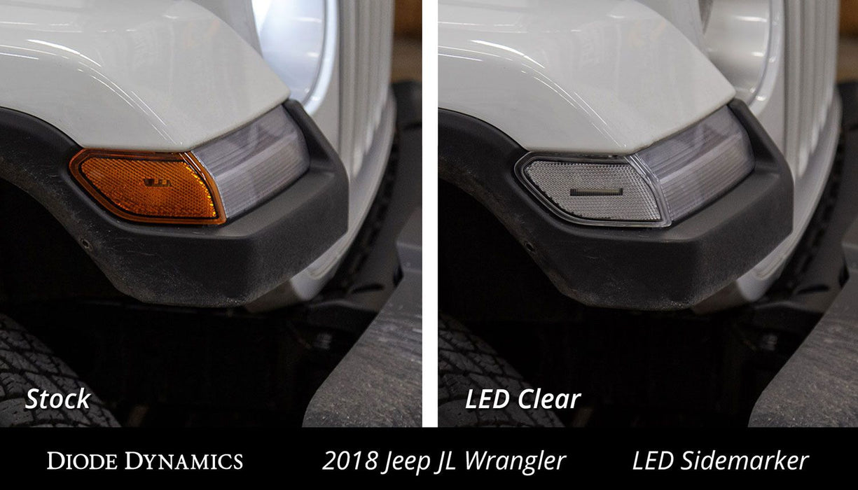 LED Sidemarkers For 2018-2023 Jeep JL Wrangler (Pair)