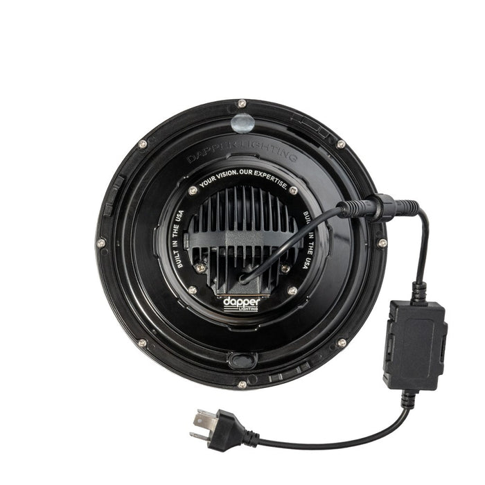 Black LED Seven with HDR Switchback Halo with Original Glass