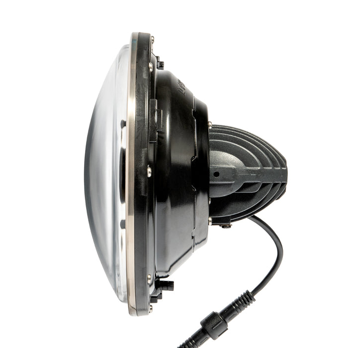 Black LED Seven with Modern Switchback Halo