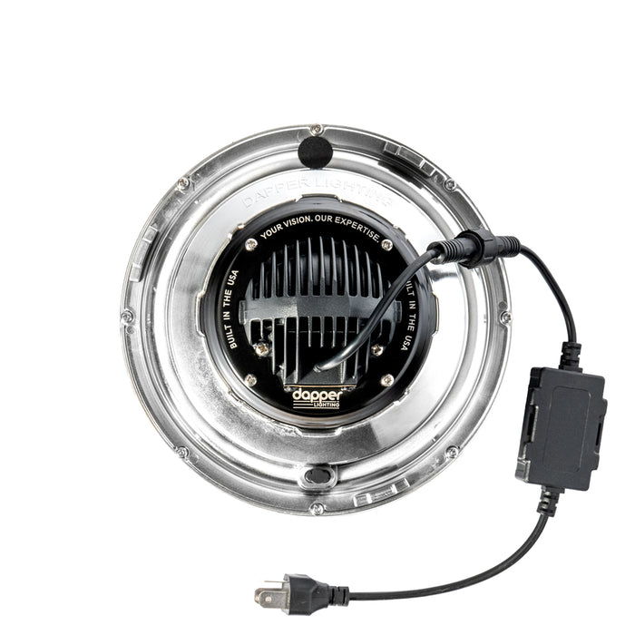 Chrome LED Seven with Classic Switchback Halo