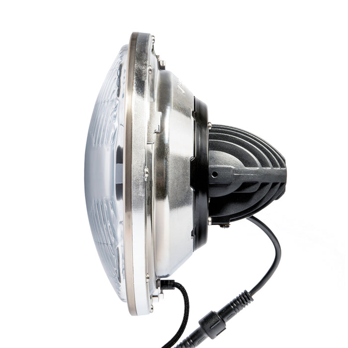 Chrome LED Seven with Modern Switchback Halo with Original Glass