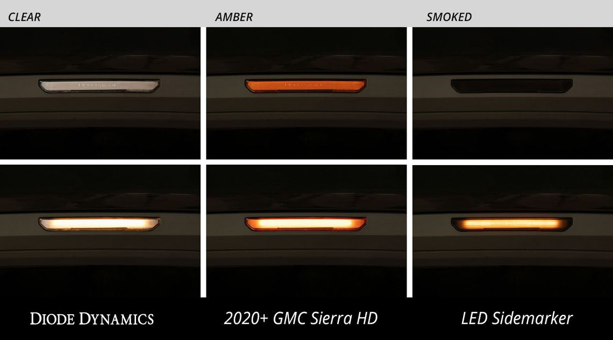 LED Sidemarkers For 2024 GMC Sierra HD 2500/3500 (Set)