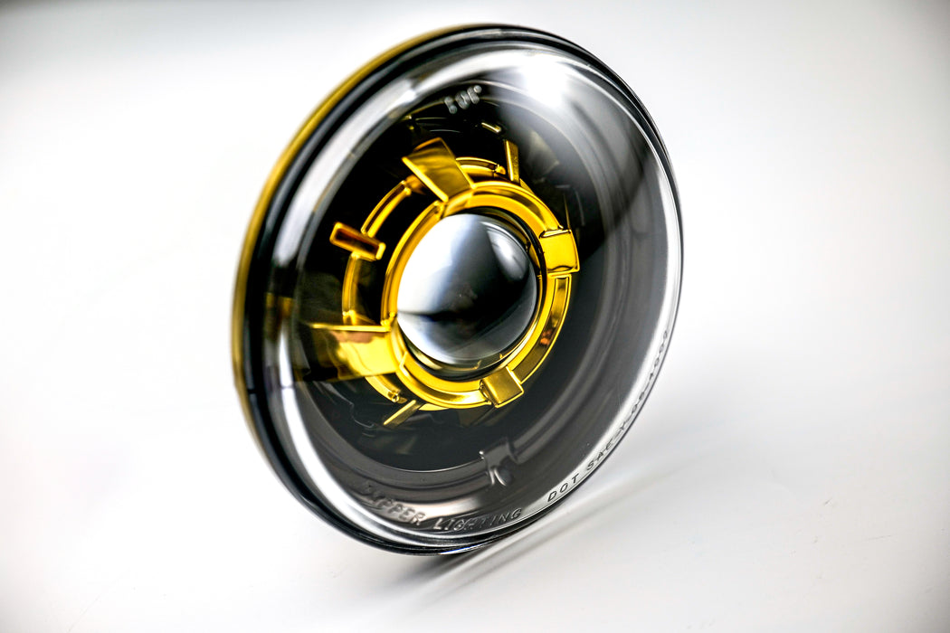 High/Low Beam Gold/Black 30W LED 575