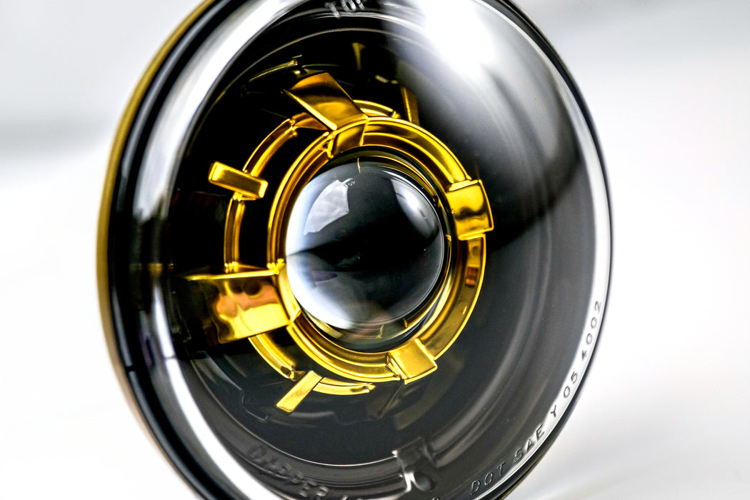 High/Low Beam Gold/Black 30W LED 575