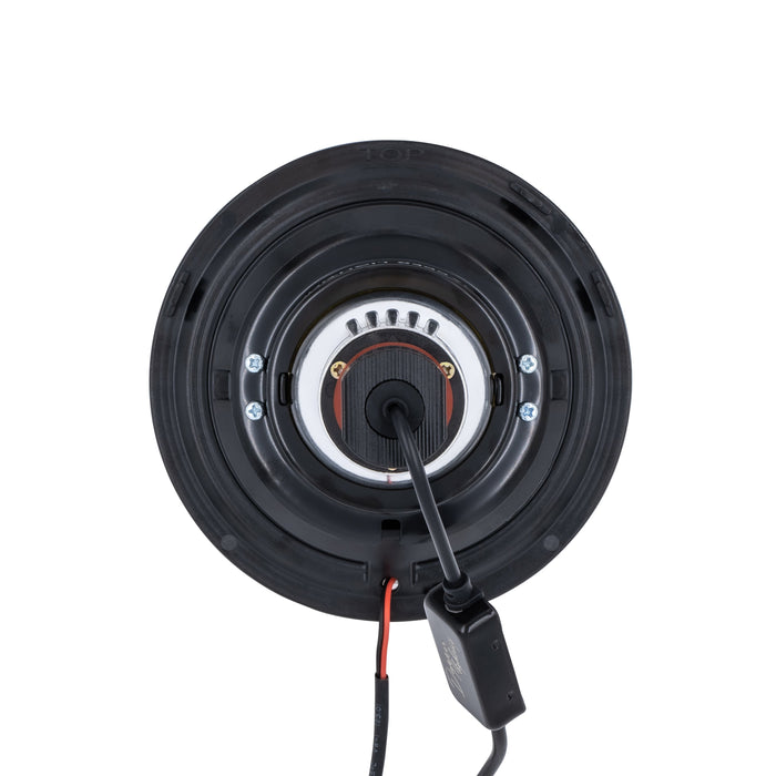 High/Low Beam Black 13W LED 575 with Classic Switchback Halo