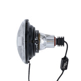 Low Beam Black 13W LED 575 with Classic Switchback Halo with Original Glass