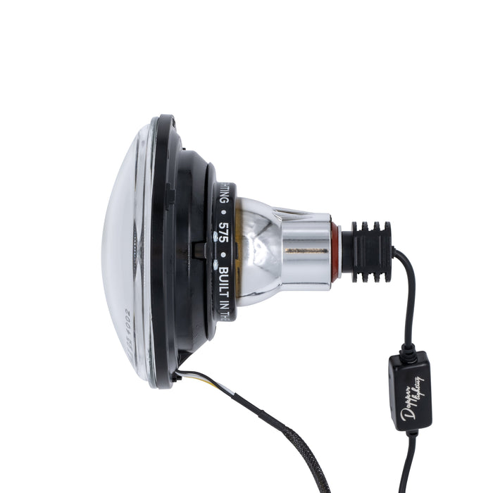 High Beam Black 13W LED 575 with HDR Red Halo