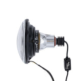 Low Beam Black 13W LED 575 with HDR Red Halo