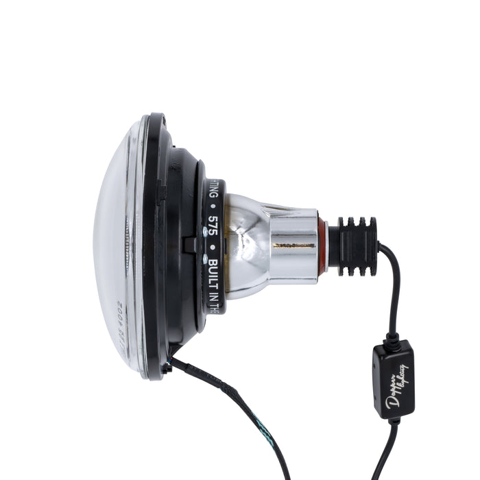 High/Low Beam Black 13W LED 575 with HDR RGB Halo