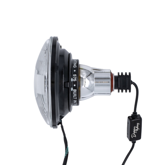 High/Low Beam Black 13W LED 575 with HDR RGB Halo with Original Glass