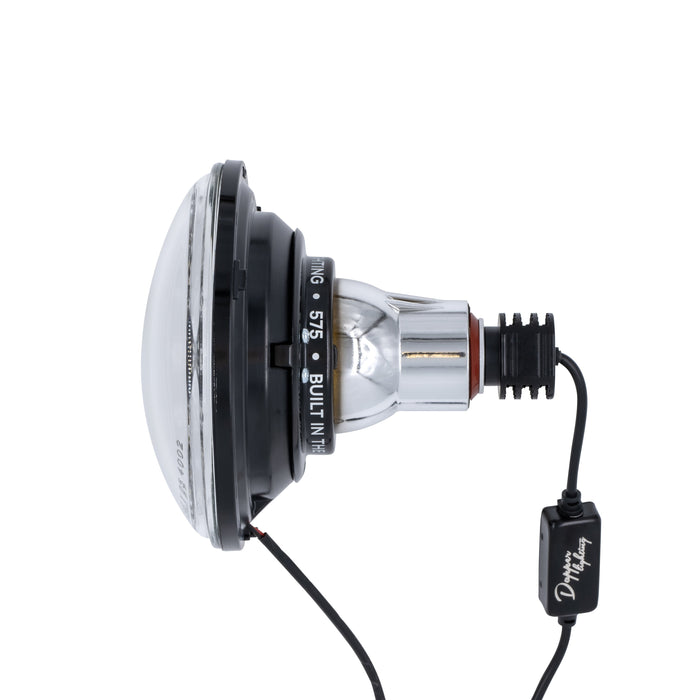 High Beam Black 13W LED 575 with Modern Switchback Halo