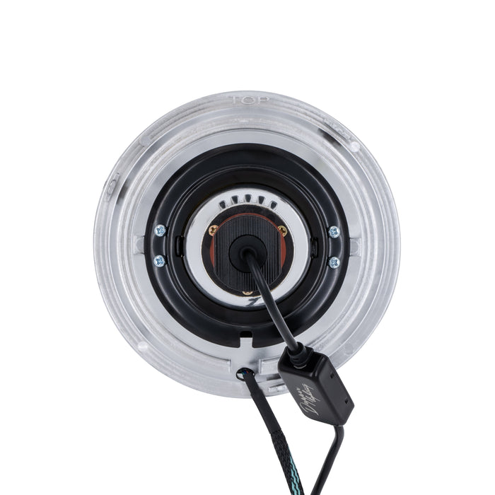 High Beam Chrome 13W LED 575 with HDR Smoked RGB Halo with Original Glass