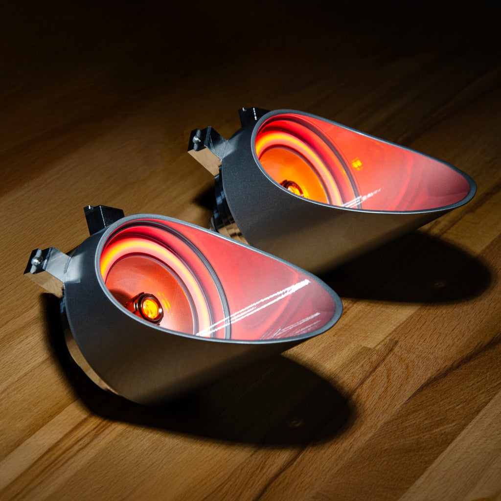 1968 Dodge Charger Billet Front Parking Lamps — Dapper Lighting