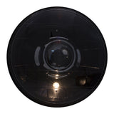 Black V1 Projector Headlamp with Black Shroud with Halogen Bulbs