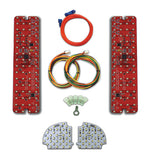 1967 - 1972 Chevrolet C10 Pickup Truck Sequential LED Taillight Kit w/LED Reverse (4 Panel)