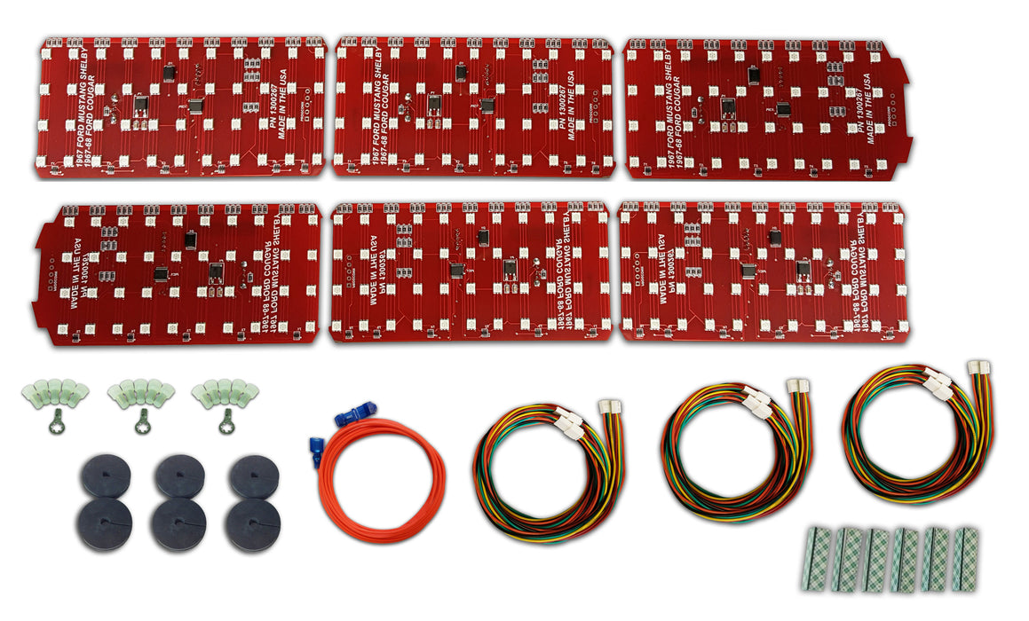 1967 - 1968 Mercury Cougar Sequential LED Tail Lights