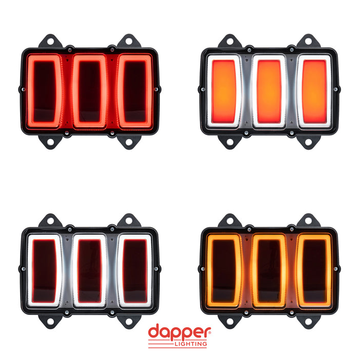 1969 Ford Mustang "Trinity" Billet Tail Lights