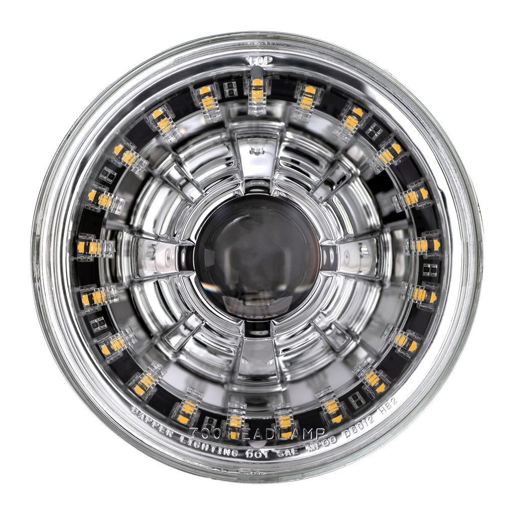 Chrome LED Seven with Modern Switchback Halo