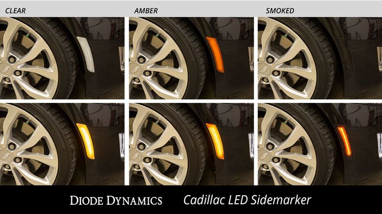 LED Sidemarkers For 2014-2019 Cadillac CTS (Non V) (Pair)