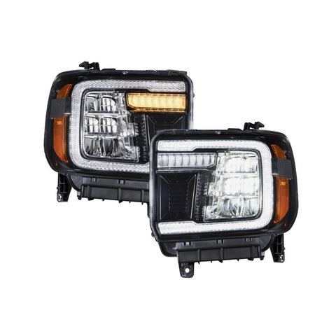 2014 - 2018 GMC Sierra 1500 LED Reflector Headlights (Pair)