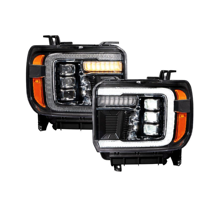 2014 - 2018 GMC Sierra 1500 LED Projector Headlights (Pair)