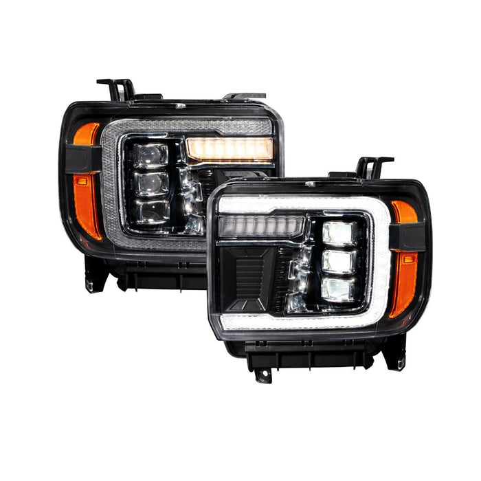 2015 - 2019 GMC Sierra 2500/3500 LED Projector Headlights (Pair)