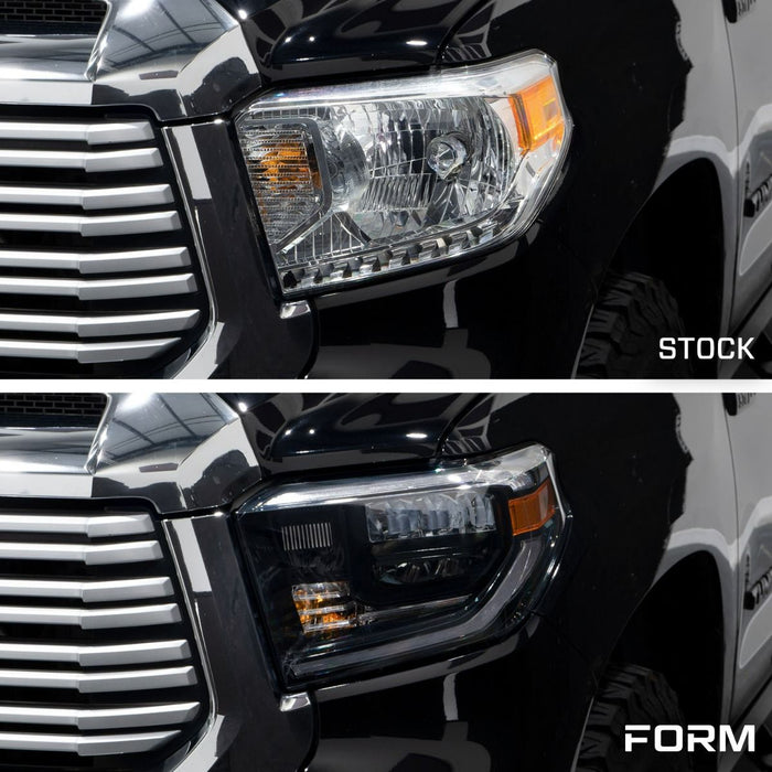 2014 - 2021 Toyota Tundra LED Reflector Headlights (Pair)
