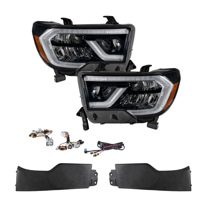 2007 - 2013 Toyota Tundra LED Reflector Headlights (Pair)