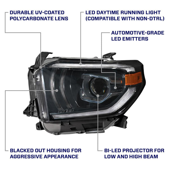 2014 - 2021 Toyota Tundra LED Projector Headlights (Pair)