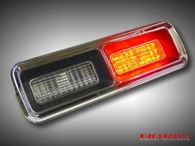 1967 - 1968 Chevrolet Camaro Standard Simple Sequential LED Tail Lights (2 Panel)