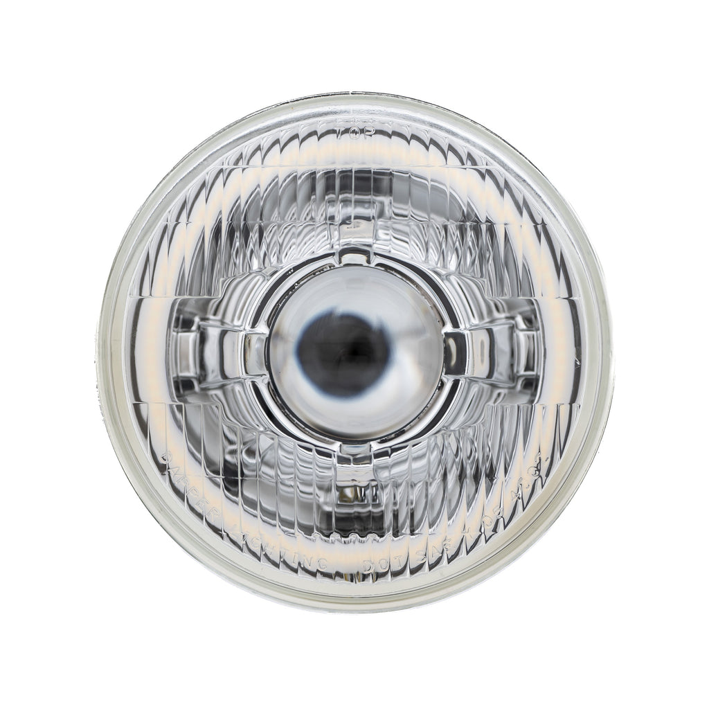High/Low Beam Chrome 13W LED 575 with HDR Red Halo with Original Glass