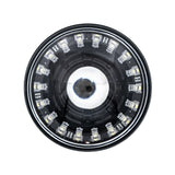 High/Low Beam Black 13W LED 575 with Modern Switchback Halo