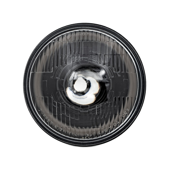 High/Low Beam Black 13W LED 575 with HDR Smoked Red Halo with Original Glass