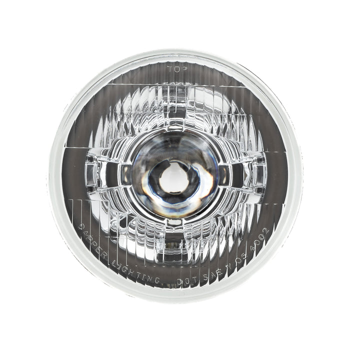 High Beam Chrome 13W LED 575 with HDR Smoked Red Halo with Original Glass