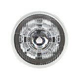 High/Low Beam Chrome 13W LED 575 with HDR Smoked Red Halo with Original Glass