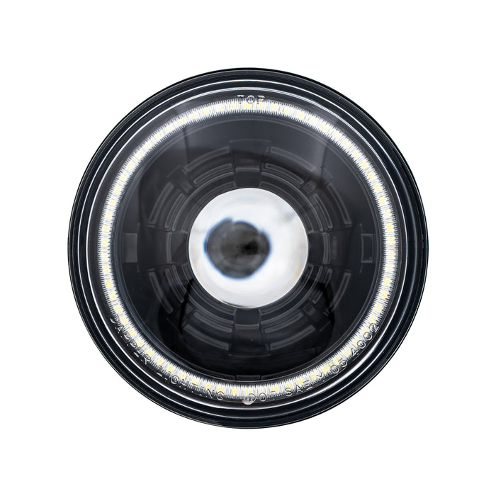 High/Low Beam Black 30W LED 575 with Classic Switchback Halo