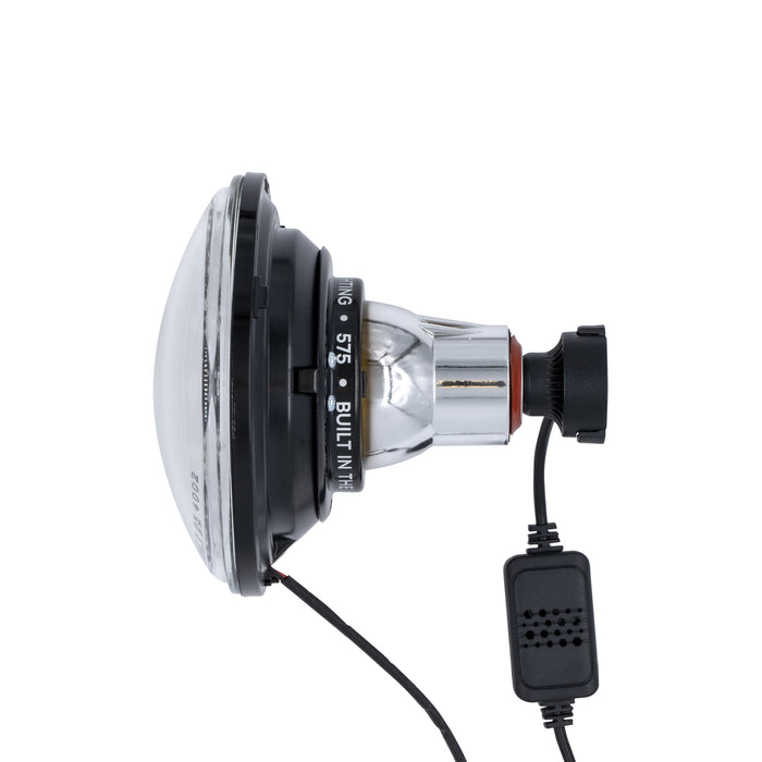 Low Beam Black 30W LED 575 with Classic Switchback Halo