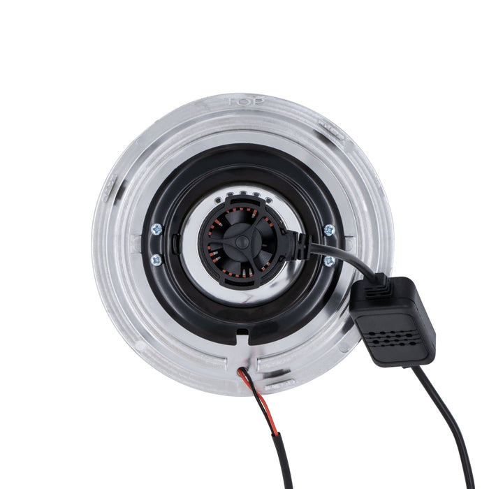High Beam Chrome 30W LED 575 with Classic Switchback Halo