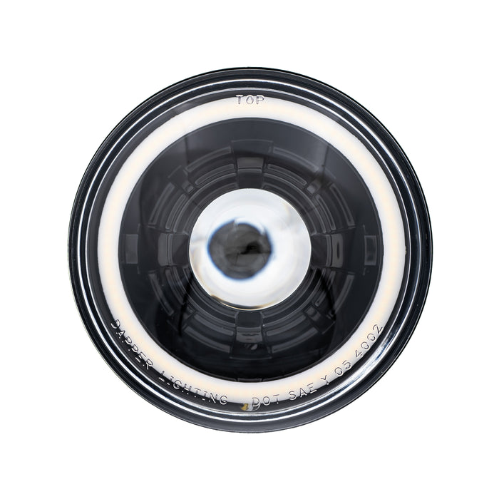 High/Low Beam Black 30W LED 575 with HDR Red Halo