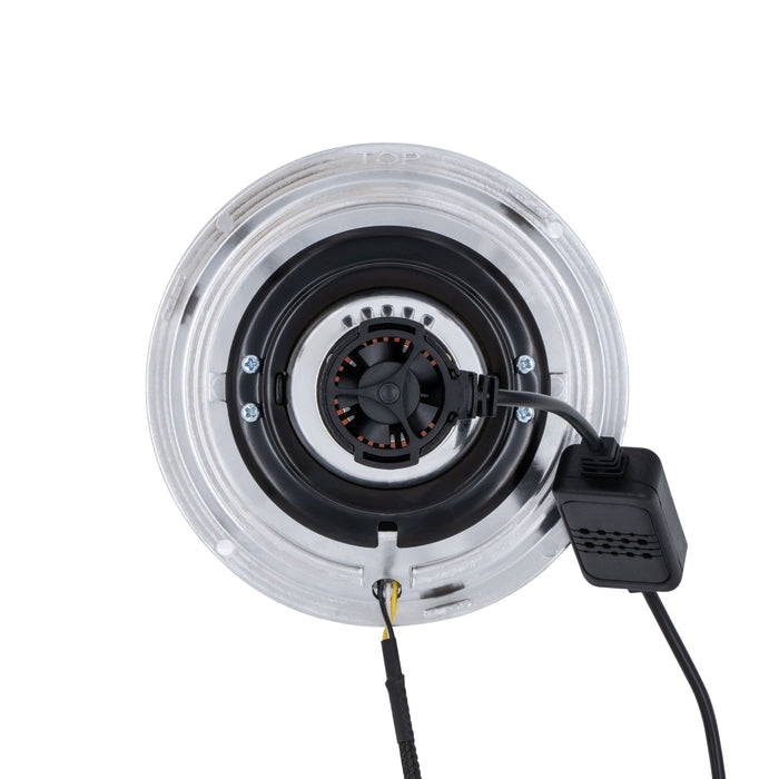 High Beam Chrome 30W LED 575 with HDR Red Halo