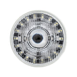 High/Low Beam Chrome 30W LED 575 with Modern Switchback Halo with Original Glass