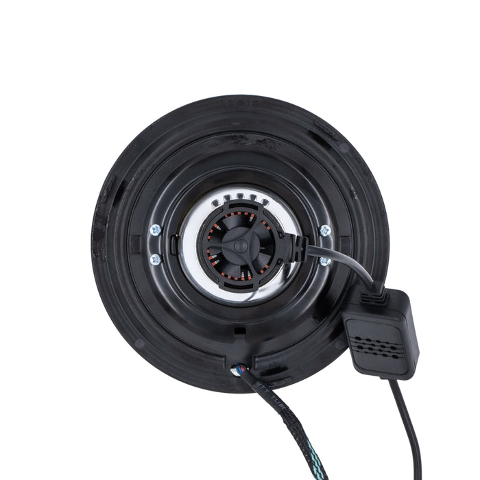 High Beam Black 30W LED 575 with HDR Smoked RGB Halo with Original Glass