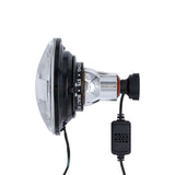 Low Beam Black 30W LED 575 with HDR Smoked RGB Halo with Original Glass