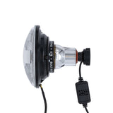 High/Low Beam Black 30W LED 575 with HDR Smoked Switchback Halo with Original Glass
