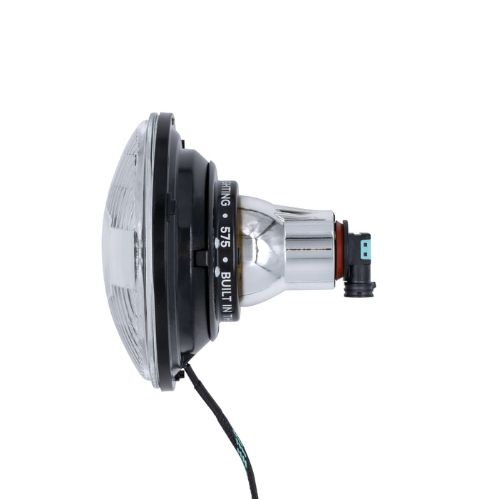 High/Low Beam Black Halogen 575 with HDR RGB Halo with Original Glass