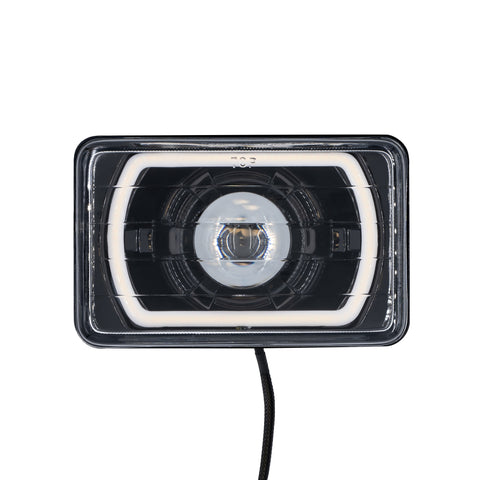 High Beam Black 13W LED FourSix with HDR Red Halos
