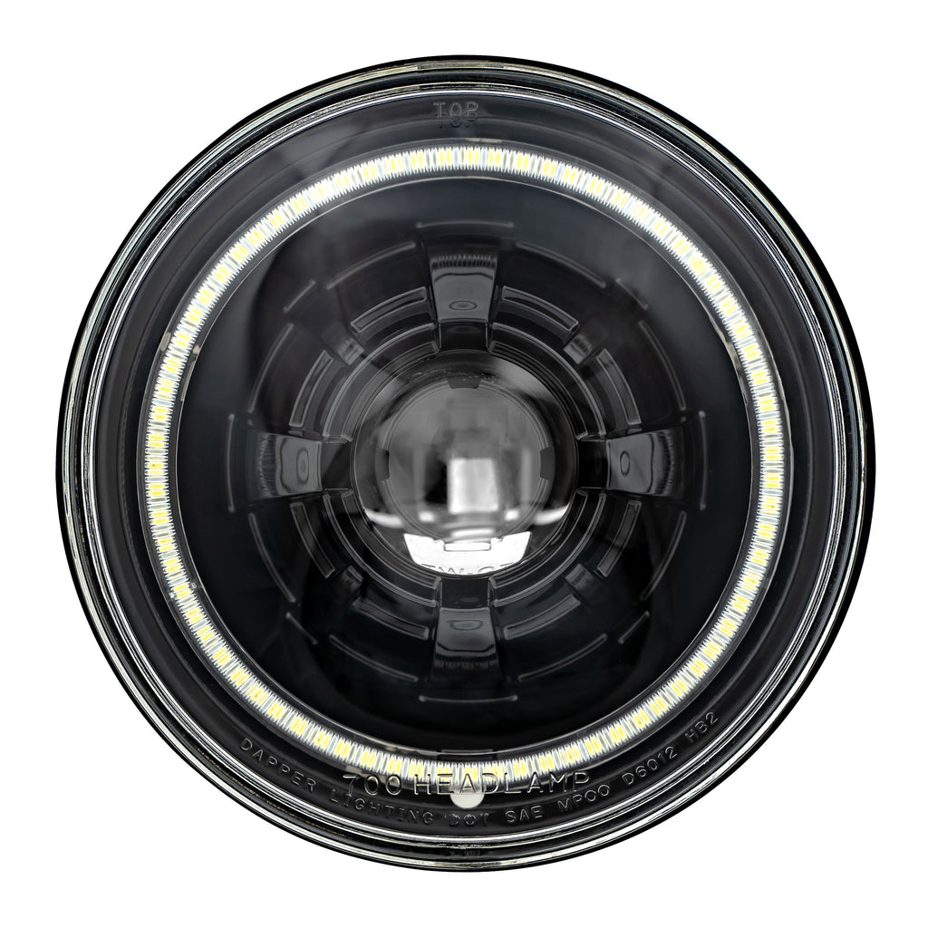 Black LED Seven with Classic Switchback Halo