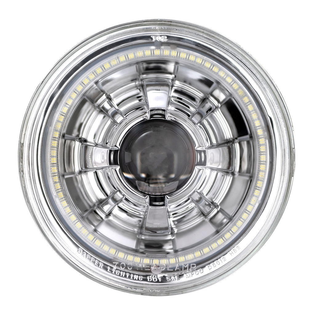 Chrome LED Seven with Classic Switchback Halo